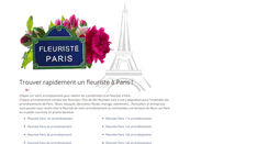 Desktop Screenshot of fleuristeparis.net